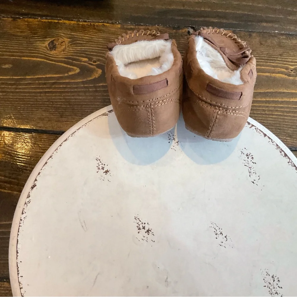 Target Brown Moccasins with Plush Lining